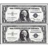 Image 1 : Lot of 1935D & 1935G $1 Silver Certificate Notes Uncirculated