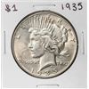 Image 1 : 1935 $1 Peace Silver Dollar Coin