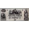 Image 1 : 1800's $50 Canal Bank New Orleans, LA Obsolete Bank Note