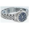 Image 4 : Rolex Ladies Stainless Steel Blue Index Datejust Wristwatch