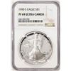 Image 1 : 1990-S Proof $1 American Silver Eagle Coin NGC PF69 Ultra Cameo