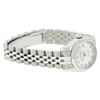Image 3 : Rolex Ladies Stainless Steel White Roman Datejust Wristwatch