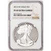 Image 1 : 2013-W $1 Proof American Silver Eagle Coin NGC PF69 Ultra Cameo