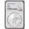 Image 1 : 2022P Australia $1 Koala Silver Coin NGC MS70