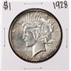 Image 1 : 1928 $1 Peace Silver Dollar Coin