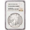 Image 1 : 2002-W $1 Proof America Silver Eagle Coin NGC PF69 Ultra Cameo