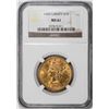 Image 1 : 1907 $10 Liberty Head Eagle Gold Coin NGC MS61