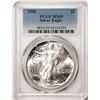 Image 1 : 1988 $1 American Silver Eagle Coin PCGS MS69