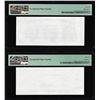 Image 2 : Set of Giori Test Note Washington & Lincoln Memorial PMG Gem Uncirculated 66EPQ