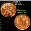 Image 1 : 1955-s Lincoln Cent 1c Grades Gem+ Unc RD
