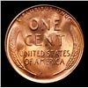 Image 3 : 1957-d Lincoln Cent 1c Grades GEM+ Unc RD
