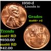 Image 1 : 1950-d Lincoln Cent 1c Grades GEM++ RD