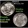 Image 1 : 1944-d Mercury Dime 10c Grades GEM++ FSB