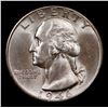 Image 2 : 1945-s Washington Quarter 25c Grades GEM+ Unc