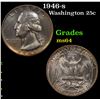 Image 1 : 1946-s Washington Quarter 25c Grades Choice Unc