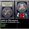 Image 1 : 1992-p Olympics Modern Commem Half Dollar 50c Graded ms69 By USCG