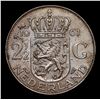Image 3 : 1961 Netherlands 2-1/2 Gulden KM 185 Grades Select Unc