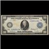 Image 2 : 1914 Large Size $10 Federal Reserve Note (Chicago, IL) Fr-929 Grades Select AU