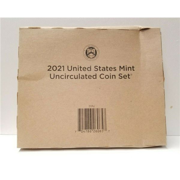 Sealed 2021 United States Mint Set in Original Government Shipped Box, Never Opened! 14 Coins Inside