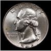Image 2 : 1946-p Washington Quarter 25c Grades GEM Unc