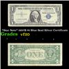 Image 1 : *Star Note* 1957B $1 Blue Seal Silver Certificate Grades vf, very fine