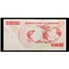 Image 3 : 2008 Zimbabwe 10 Million Dollar Note P# 55A Grades vf+
