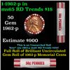 Image 1 : Shotgun Lincoln 1c roll, 1962-p 50 pcs Steel-Strong Wrapper.