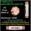 Image 1 : Shotgun Lincoln 1c roll, 2005-d 50 pcs Steel-Strong Wrapper.