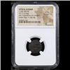 Image 2 : NGC Attica, Eleusis Ca. 350-300 BC AE17 (3.66g) obv. Triptolemus on Winged Snake rev. Pig Stg. Grade