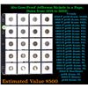 Image 1 : Huge Liifetime Collection - Too Many Coins To Auction Individually - This Lot is For One Page of 20 