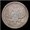 Image 3 : 1875 Imperial Russia 20 Kopeks KM: 22a.1 Grades vf+