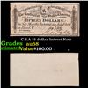Image 1 : C.S.A 15 dollar Intrest Note Grades Choice AU/BU Slider