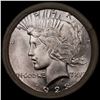 Image 2 : ***Auction Highlight*** Full solid date 1923-p Uncirculated Peace silver dollar roll, 20 coins (fc)