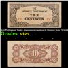 Image 1 : 1942 Philippines Under Japanese occupation 10 Centavo Note P# 104A Grades vf+
