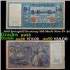 Image 1 : 1910 Imerpial Germany 100 Mark Note P# 42 Grades Select AU