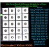 Image 1 : Huge Liifetime Collection - Too Many Coins To Auction Individually - This Lot is For One Page of 20 