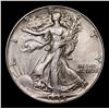 Image 2 : 1944-p Walking Liberty Half Dollar 50c Grades Choice AU