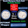 Image 1 : Buffalo Nickel Shotgun Roll in Old Bank Style 'Abbott Coin Counter & Automat' Wrapper 1920 & p Mint 