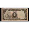 Image 2 : 1943 Philippines Under Japanese occupation 1 Peso Note P# 109A Grades vf+