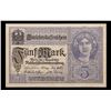 Image 2 : 1917 Imperial Germany 5 Mark Note P# 56B Grades Select AU