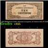 Image 1 : 1942 Philippines Under Japanese occupation 10 Centavo Note P# 104A Grades vf+