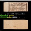 Image 1 : 1864 C.S.A. $30 Intrest Note Grades Choice AU/BU Slider
