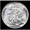 Image 2 : 1945-p Walking Liberty Half Dollar 50c Grades GEM Unc