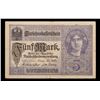 Image 2 : 1917 Imperial Germany 5 Mark Note P: 56A Grades vf+