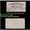 Image 1 : 1861 C.S.A. $20 Intrest Note Grades Select CU