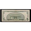 Image 3 : *Star Note* 1999 $5 Federal Reserve Note Grades vf+