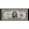 Image 2 : 1963 $5 Red seal United States Note Grades vf++