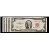 Image 2 : Set of 4 1963 -A-B-C $1 Red Seal Note Grades XF/AU