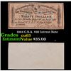 Image 1 : 1864 C.S.A. $30 Intrest Note Grades Select CU