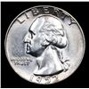 Image 2 : 1952-p Washington Quarter 25c Grades GEM++ Unc